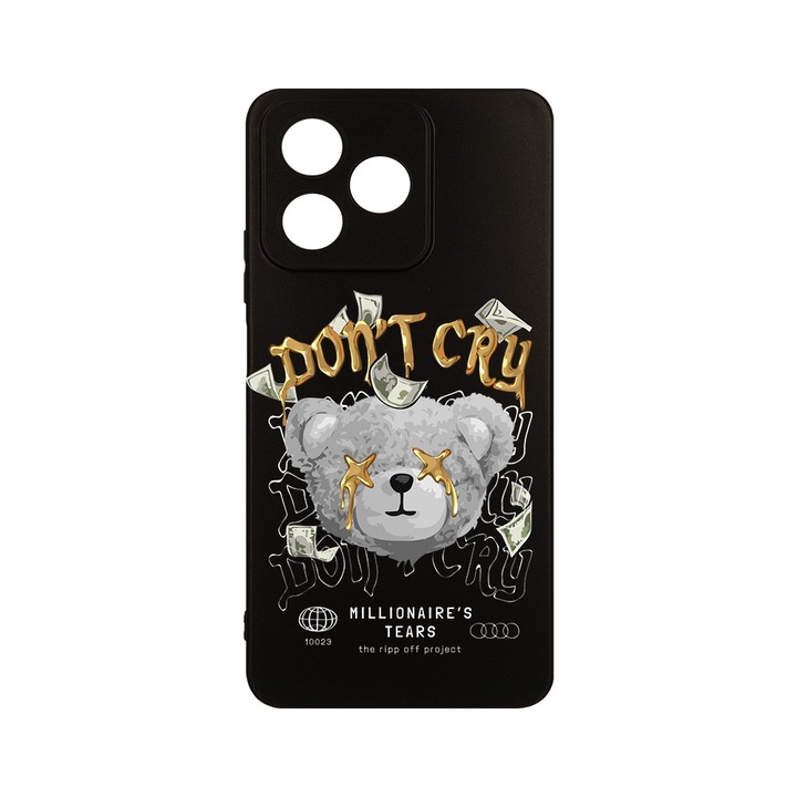 Husa pentru OPPO A40, BestCase® Slim SIlicon, Teddy Bear Millionaire's, Protectie Camera, Antisoc, Rezistenta la uzura, c-B 1552