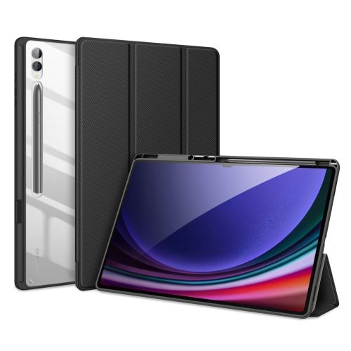 Husa Smart Cover compatibila cu Samsung Galaxy Tab S10 Plus 12.4inch, Slot Pen, Negru, TELGORBCS