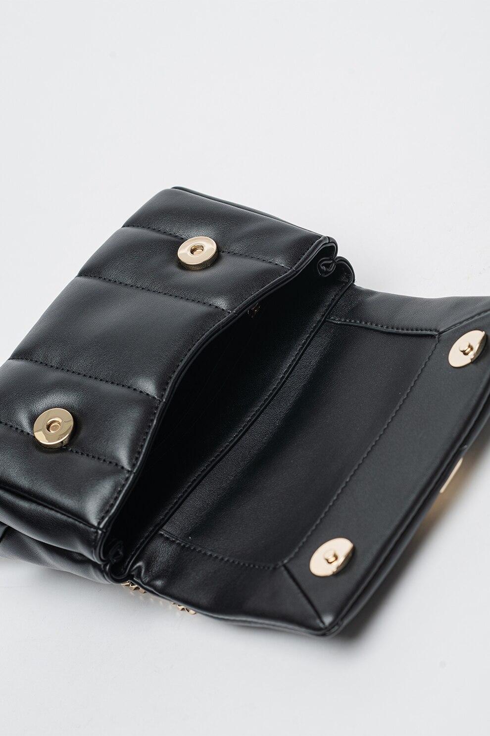 BOSS, Geanta crossbody din piele ecologica cu bareta din lant Icon ...