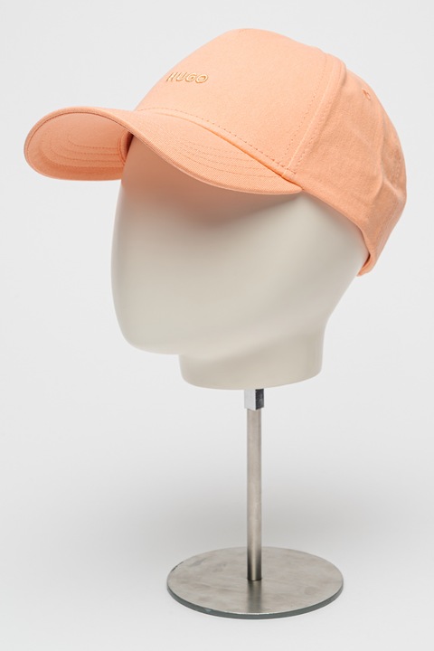 HUGO, Sapca baseball cu logo brodat Cara, Portocaliu stins