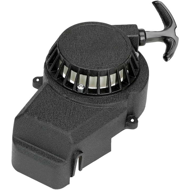 Demaror cu recul pentru motociclete mini 47cc-49cc, Minetgnon, aluminiu, 185mm, negru