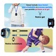 Ceas Smartwatch copii Lommad®, 4G, Localizare precisa GPS WIFI LBS, Functie Geo Fence, Monitorizare spion, Apel Video, Buton SOS, Slot cartela SIM, Ecran Tactil IPS 1.83", Camera HD, Control prin Aplicatie, Compatibil telefon Android iOS, albastru
