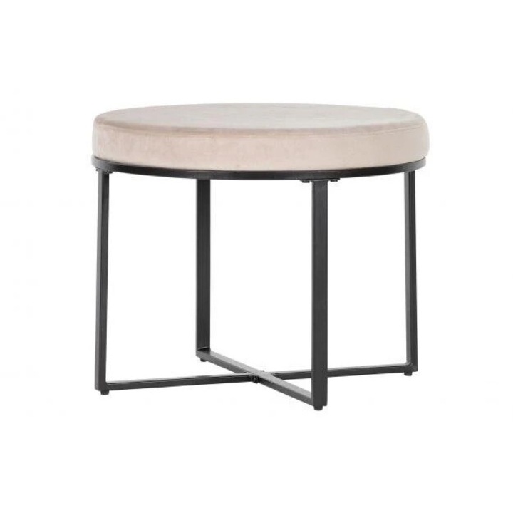 Табуретка Dewi, Кадифена, метална рамка и крака