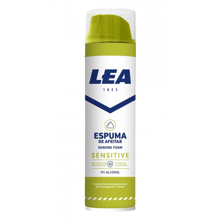 Spuma de barbierit LEA Sensitive, 250 ml