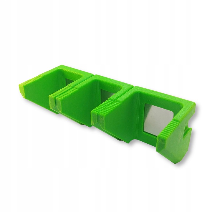 Set MHS - 3 module, suport magnetic pentru pistol si magazin, verde, montaj fara daune