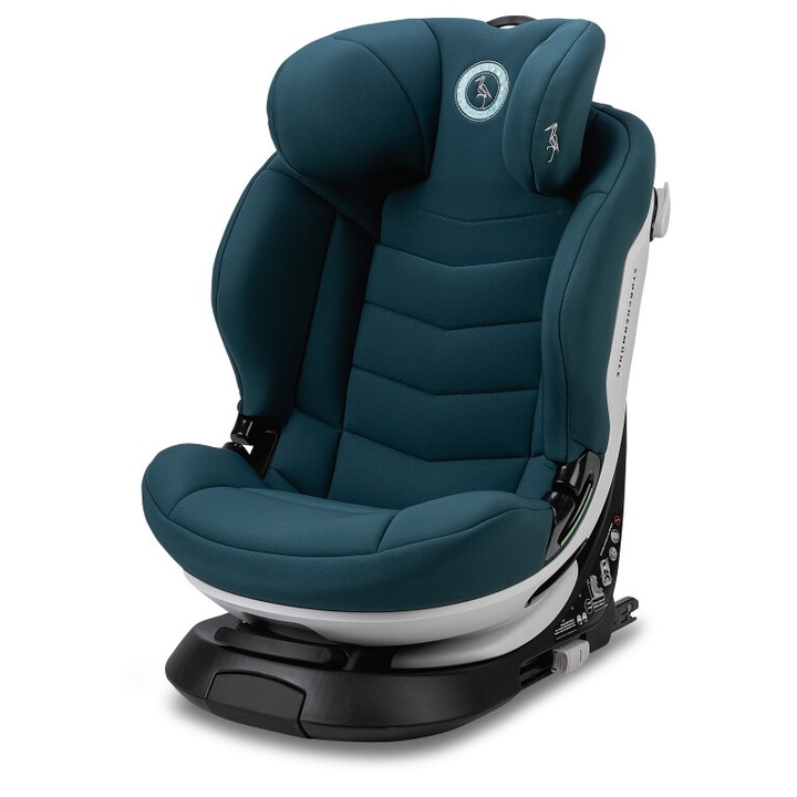 Scaun auto copii Storchenmuhle NIKI NEXT i-Size 100-150cm, rotire 90 grade, protectie laterala, culoare Jade