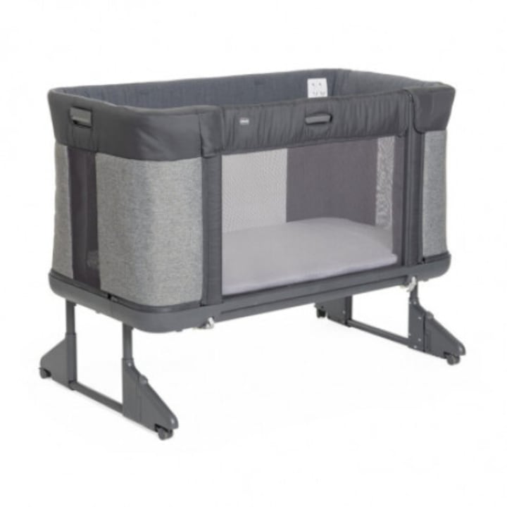 Бебешка кошара Chicco Next2Me Forever 3w1, 22кг, 4 колела, многоцветна, полиестер