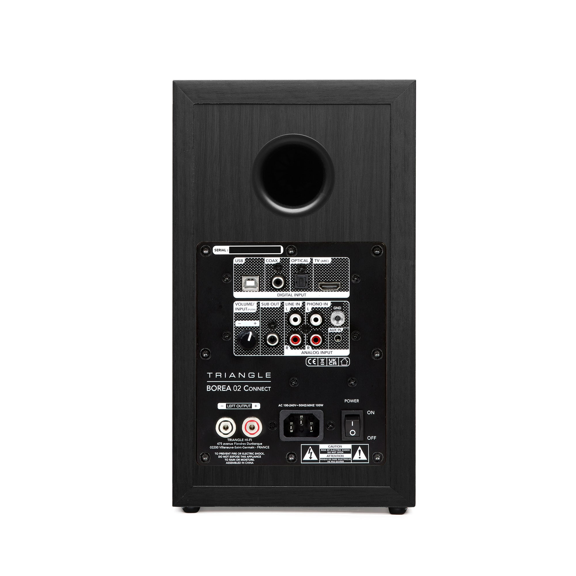 Boxe de raft active Triangle, Borea 02 Connect, Black