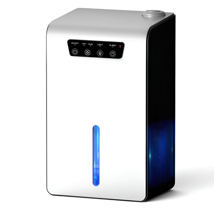 Изсушител и Овлажнител 2 в 1, OmniDC AirBalance, ABS, Капацитет 3.5L, Бяло-Черно