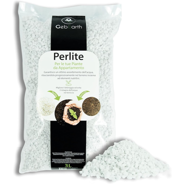 Perlit 3L pentru plante de Interior si exterior Siliciu