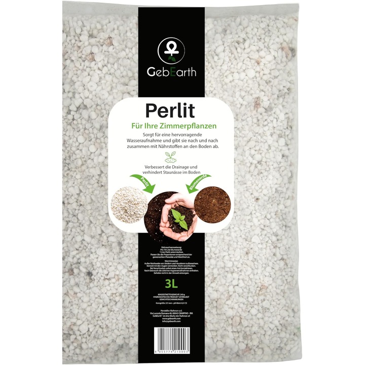 Perlit 3L pentru plante de Interior si exterior