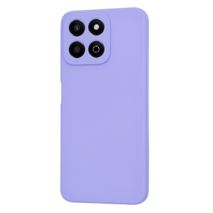 Кейс за Honor 200 Smart / X7C силиконов кейс светло лилав