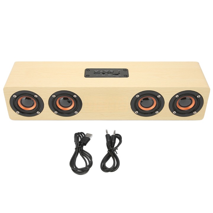 Boxa portabila Jormftte HM13, Bluetooth 4.1, subwoofer, 205g, multicolor