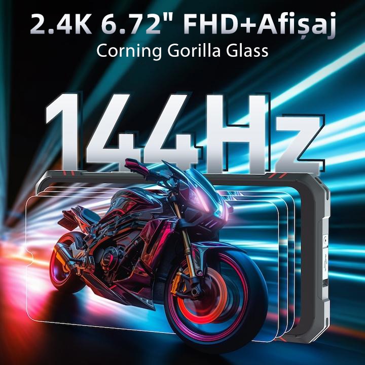 Telefon Mobil Cubot King Kong Star 2, 5G Dual SIM, 24GB(12GB+12GB extensibili) 256GB Android 14, 6.72 inch FHD+144Hz