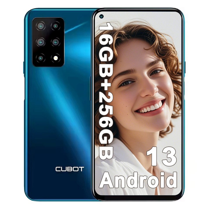Мобилен телефон CUBOT X30P, 4G, 6.4" FHD+, 16GB RAM, 256GB, Android 13, Зелен