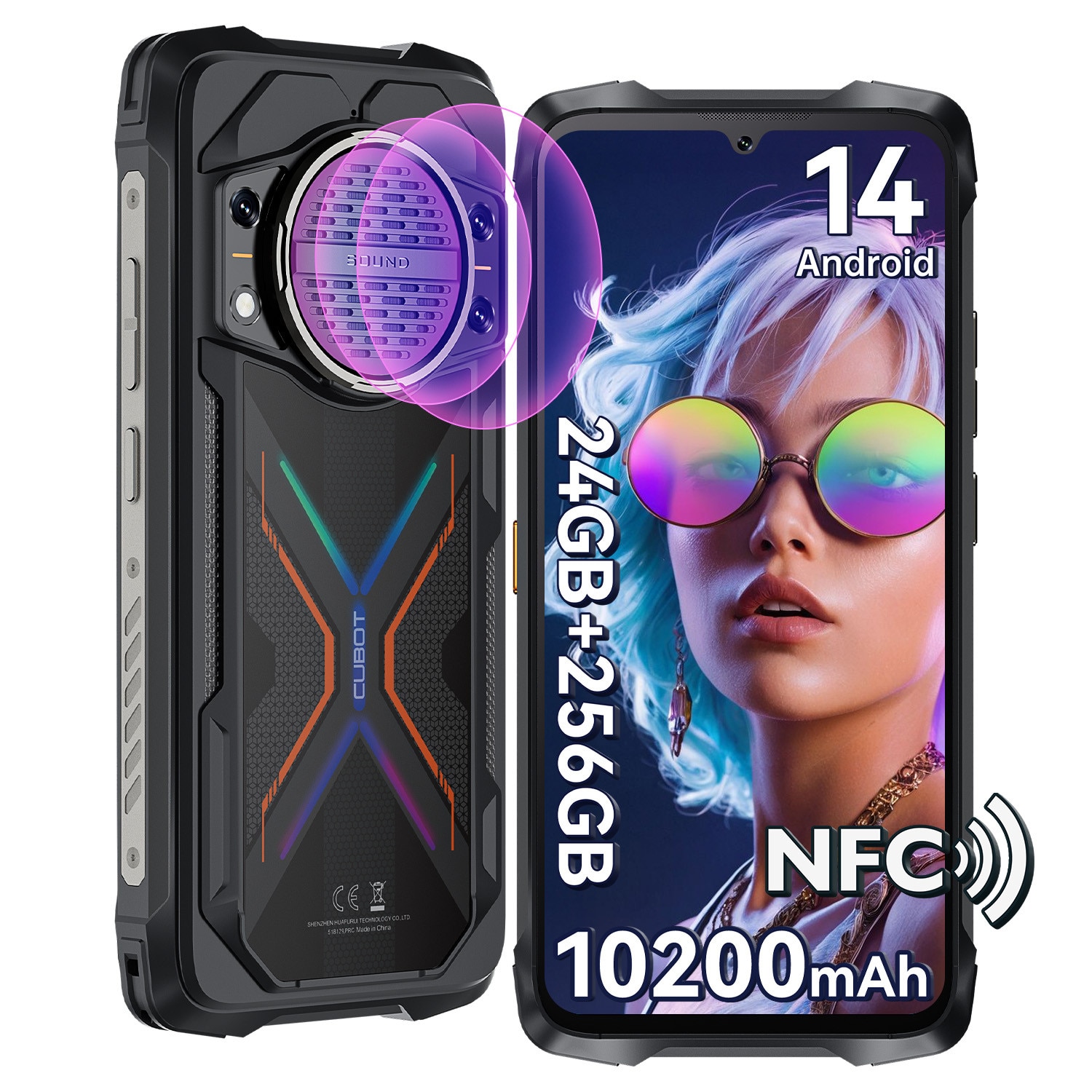 Telefon Mobil Cubot KING KONG Power 3, Dual SIM 4G Android 14,12GB