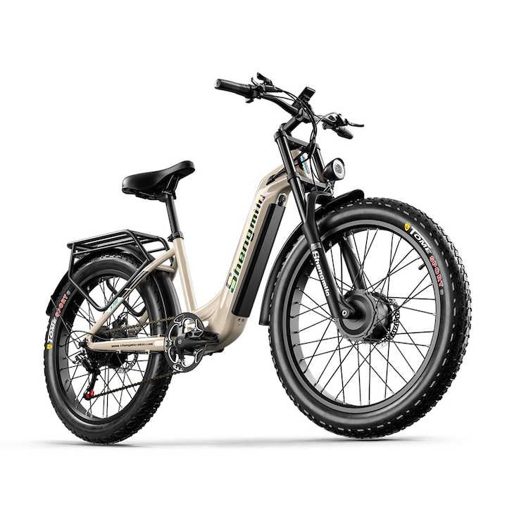 SHENGMILO S700 E-Bike Electrica | Motor 2000W | Autonomie 50km | 160N.M | Frane Hidraulice | Anvelope Fat 26" | Viteza 45 km/h