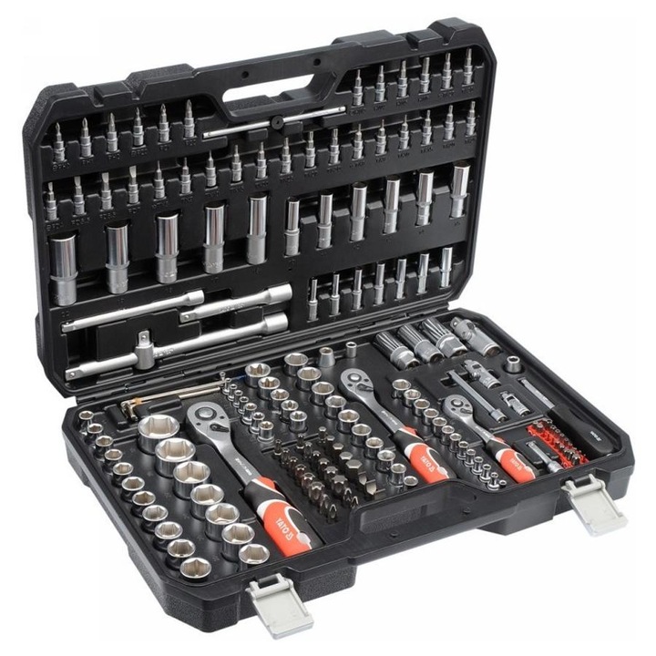 Yato dugókulcs készlet 173 részes 1/4-3/8-1/2"