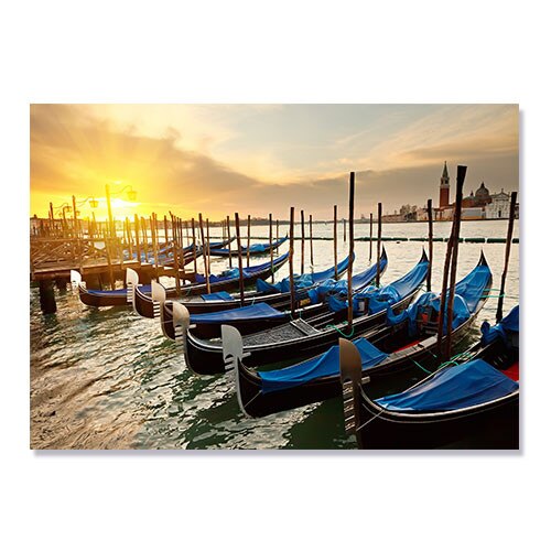 Tablou Canvas - Rasarit de soare in Venetia, 75 x 100 cm