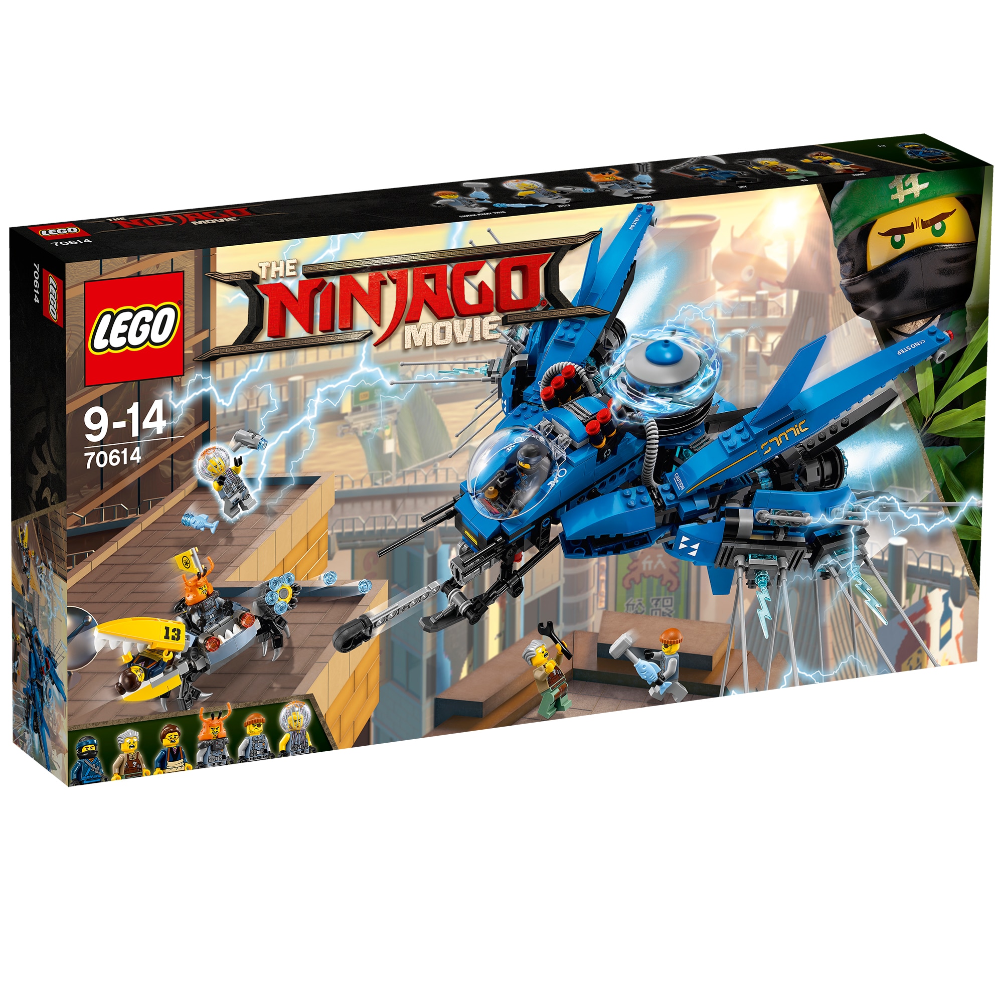 Green background is there second hand LEGO® NINJAGO™ Avion cu reactie 70614 - eMAG.ro