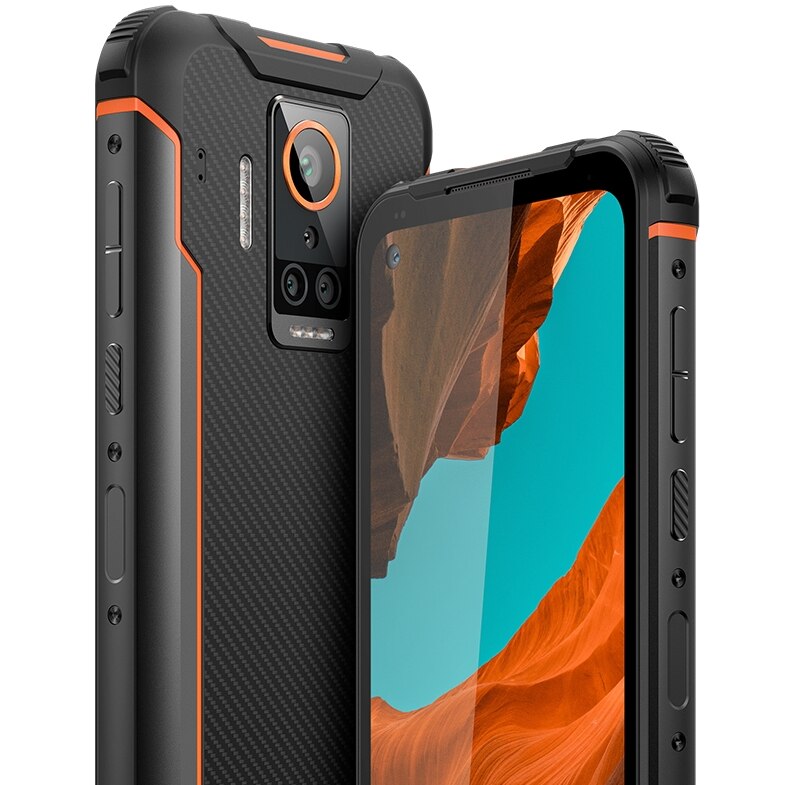 Telefon Mobil Kruger&Matz Drive 10, Procesor MediaTek Helio G85, Capacitive touchscreen 6.49", 6GB RAM, 128GB Flash, Camera Tripla 108 + 8 + 8 MP, 4G, Wi-Fi, Dual SIM, Android (Negru/Portocaliu)