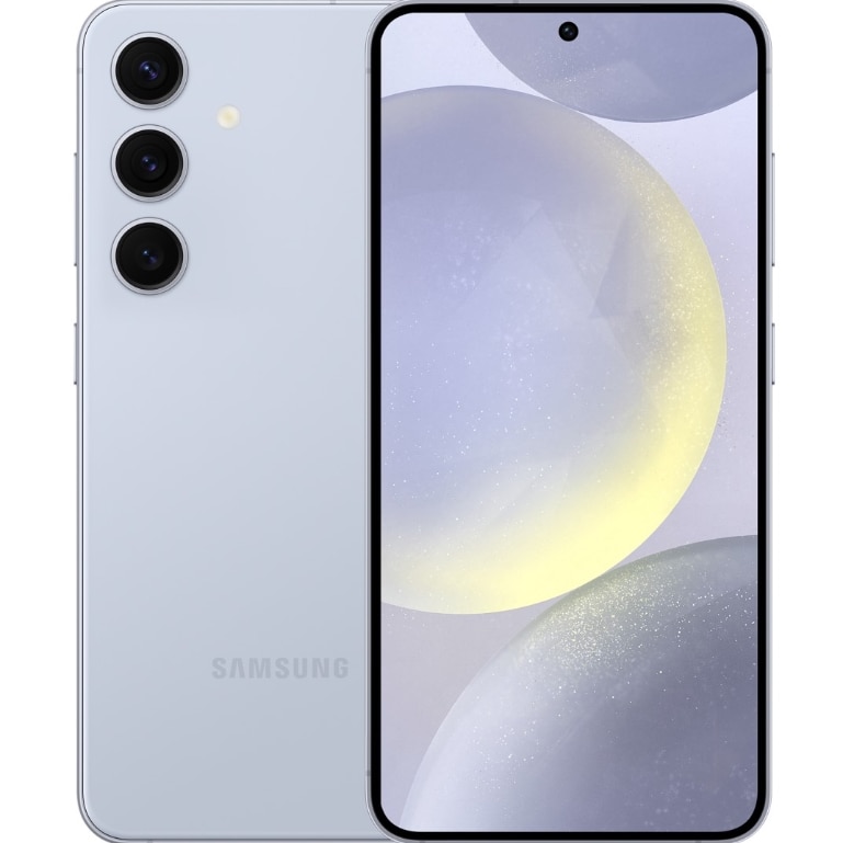 Telefon Mobil Samsung Galaxy S24, Procesor Exynos 2400 Deca-Core, Dynamic AMOLED 2X 6.2, 8GB RAM, 128GB Flash, Camera Tripla 50 + 12 + 10 MP, Wi-Fi, 5G, Dual SIM, Android Albastru