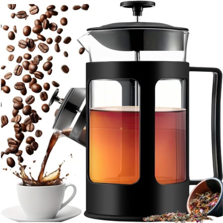 Cafea Ceai Infuzor Ierburi Sticla Urcior 1000 ml 1l Mare Rezistent La Caldura