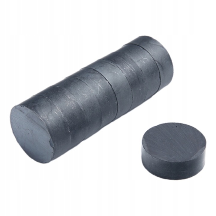 Феромагнитен цилиндричен магнит MW 28x10, F30, комплект от 50 бр., Top Magnesy