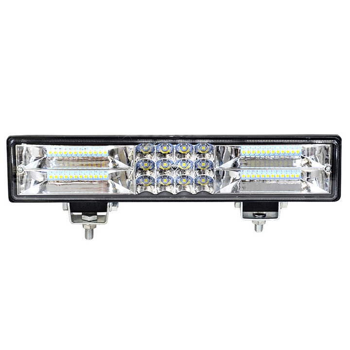Proiector LED Stroboscop 240W, Lumina Albă și Galbenă, 50cm, Utilaj Off-Road, ATV, SUV, Camion