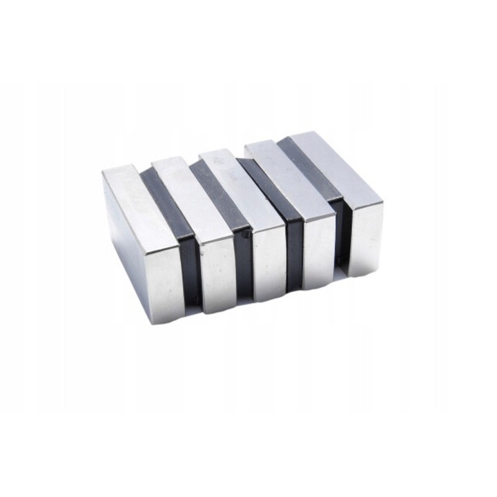 Magnet Top Magnesy, neodim, argintiu, 45 x 25 x 10 mm