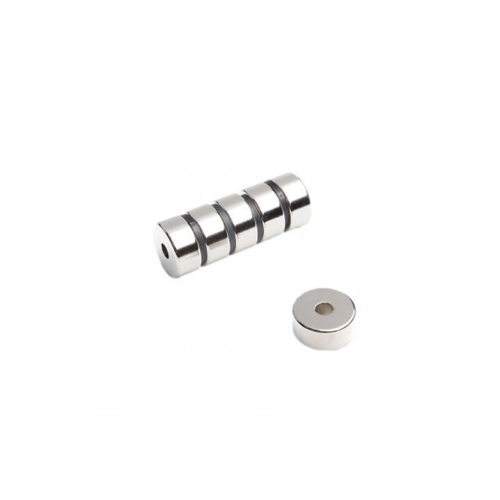 Set 25 magneti neodim, Top Magnesy, 22x6x10mm N38, nichelat