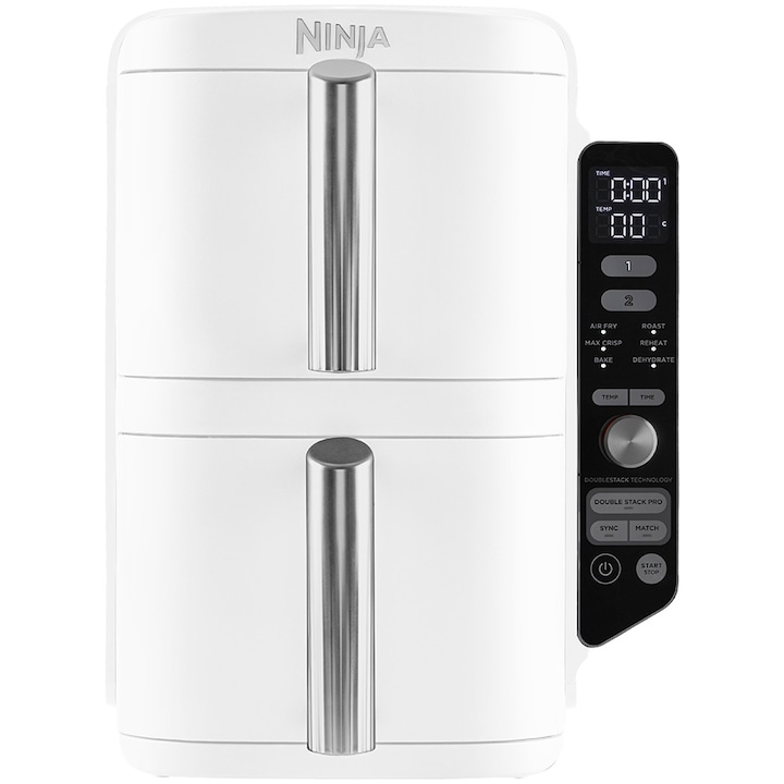 Π€ΡΠΈΡΡΡΠ½ΠΈΠΊ Ρ Π³ΠΎΡΠ΅Ρ Π²ΡΠ·Π΄ΡΡ
Ninja Double Stack XL SL400EUWH, 2470W, 9.5 Π», Π’Π΅ΠΌΠΏΠ΅ΡΠ°ΡΡΡΠ΅Π½ Π΄ΠΈΠ°ΠΏΠ°Π·ΠΎΠ½ 40 - 240Β°C, 6 ΡΡΠ½ΠΊΡΠΈΠΈ Π·Π° Π³ΠΎΡΠ²Π΅Π½Π΅, ΠΠ²Π΅ Π·Π°ΡΡΡΠΏΠ²Π°ΡΠΈ ΡΠ΅ Π·ΠΎΠ½ΠΈ Π·Π° Π³ΠΎΡΠ²Π΅Π½Π΅, ΠΡΠ»