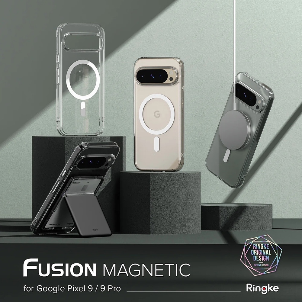 Husa pentru Google Pixel 9 / 9 Pro Ringke Fusion compatibila MagSafe - Transparent