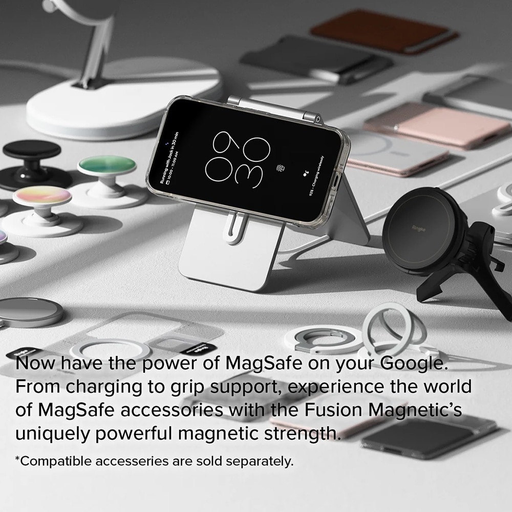 Husa pentru Google Pixel 9 Pro XL Ringke Fusion compatibila Magsafe - Transparent