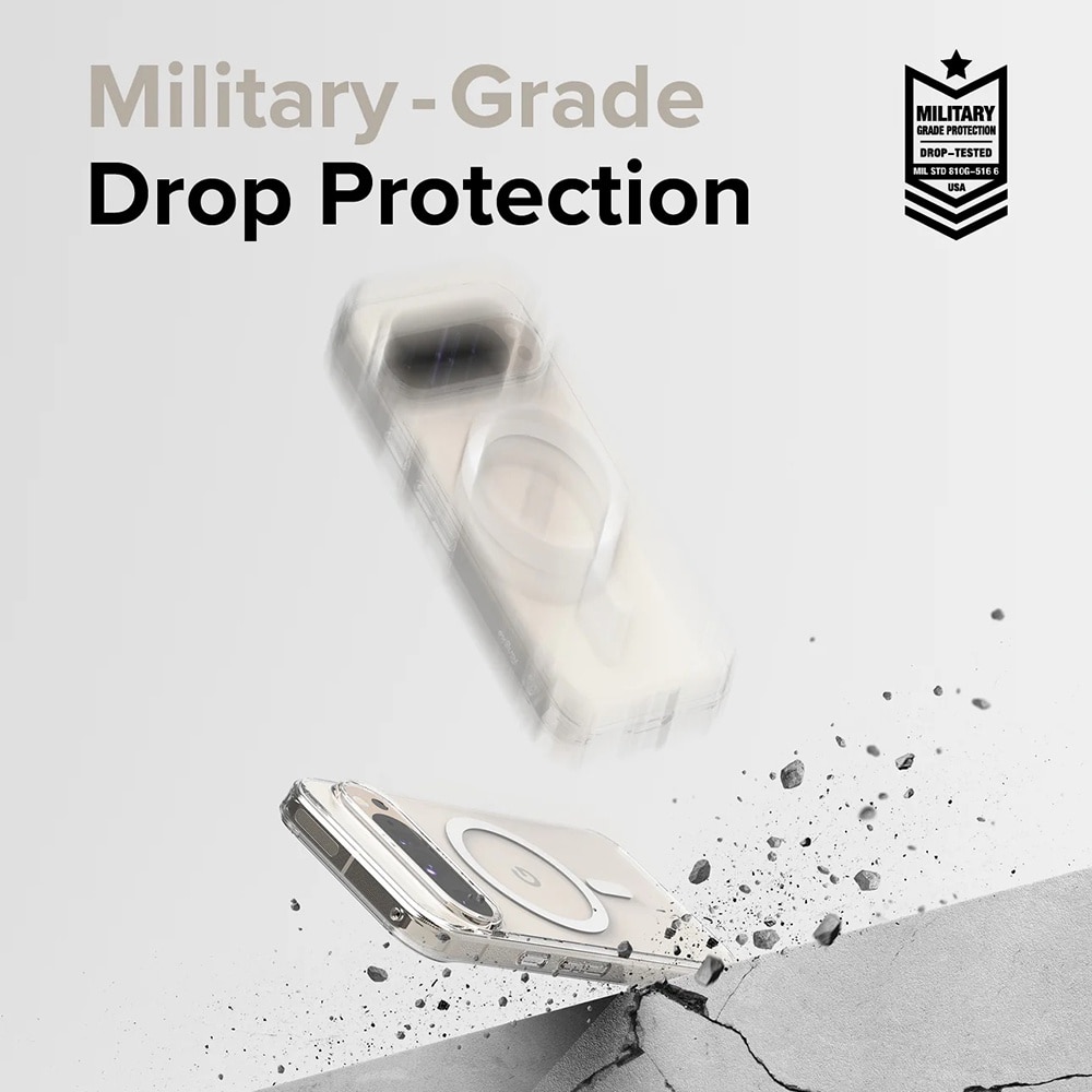 Husa pentru Google Pixel 9 / 9 Pro Ringke Fusion compatibila MagSafe - Transparent