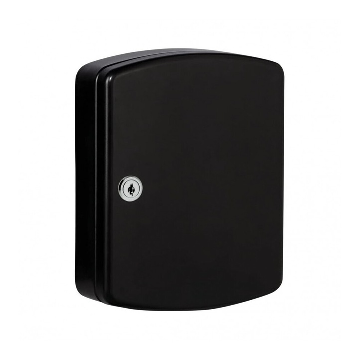 Caseta de siguranta pastrare chei BURG-WÄCHTER KB 24 S, 255 x 200 x 75 mm, culoare neagra