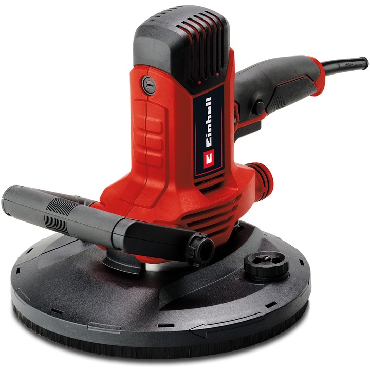 Einhell TC-DWS 225 gipszkarton csiszoló, 1220 W, csiszolókorong kefe éllel, integrált porelszívás, 6x csiszolópapír Ø 225 mm