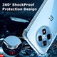 Husa pentru OnePlus 12R, SKYDDAR INNOVATION, Shockproof Clear din Silicon Slim, Transparenta, set cu sticker