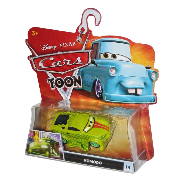 Disney Pixar Cars Toon Komodo Vehicle (hvb02)