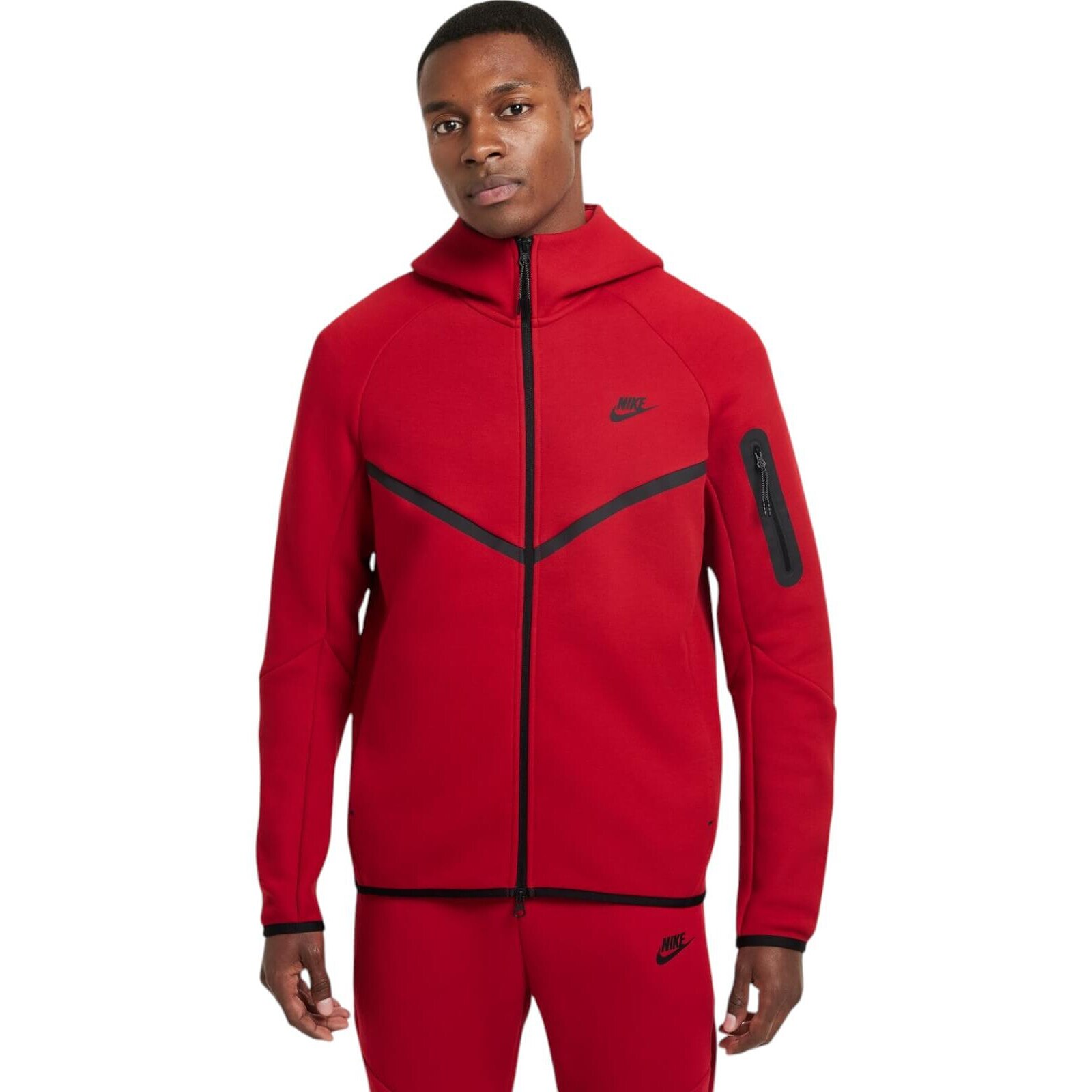 na♡ Hanorac NIKE Tech Fleece Windrunner FZ Rosu XL INTL - eMAG.ro