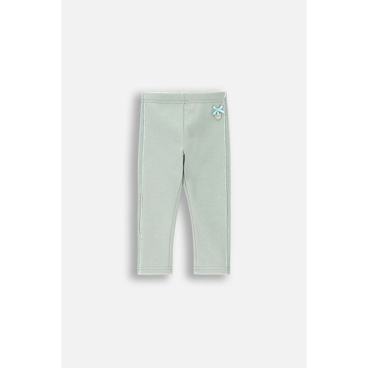 Coccodrillo hosszú, bélelt, rugalmas leggings, mentazöld, poliészter