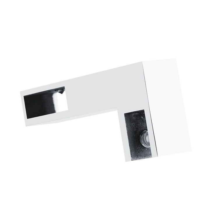 Щипка за врата на баня от неръждаема стомана, сребриста