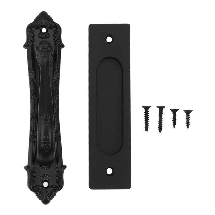 Maner usa culisanta din aliaj de aluminiu, negru