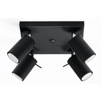 plafoniera sollux ring 4 led gu10 spot loft design negru imagen 22_0_
0
