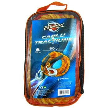 Cablu tractiune 4m 5000kg Carmax Cablu tractiune 4m 5000kg Carmax