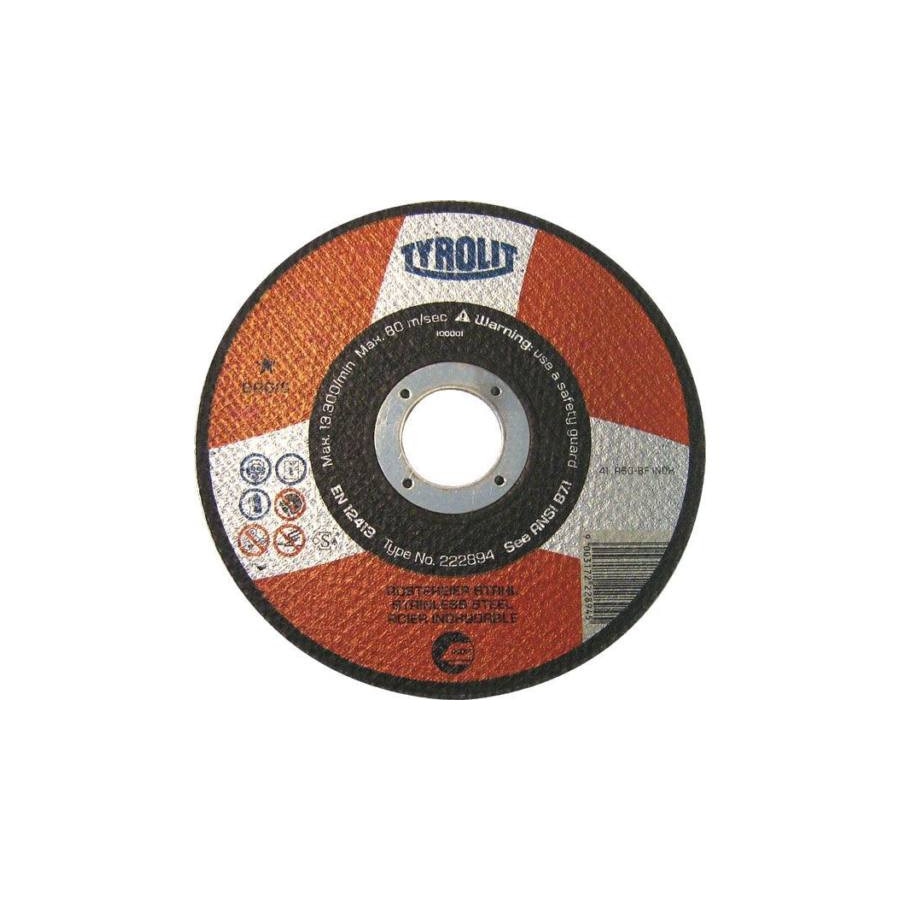 Disc abraziv pentru debitat 125x1 TYROLIT BASIC * pentru Inox