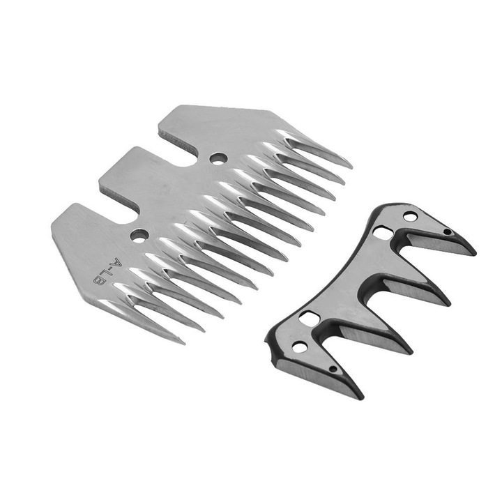 Jormftte gyapjúvágó penge, 2 darabos készlet, 9 fogú és 13 fogú, tartós