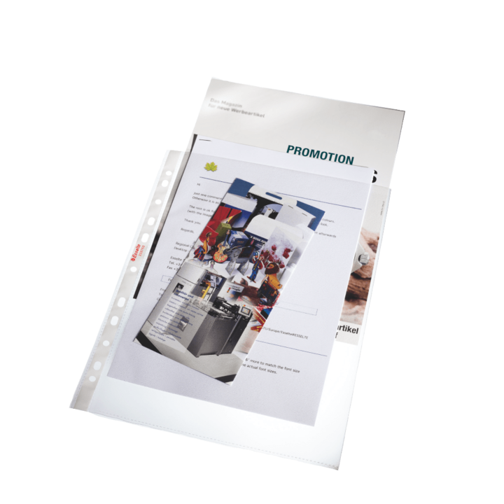 Защитно фолио Esselte Standard A4 Maxi, 100 микрона, 25 бр./компл