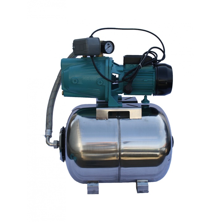Hidrofor de mare putere JY100A/50 INFLUENT ECONOMIC 1100W, rezervor 50 de litri din inox