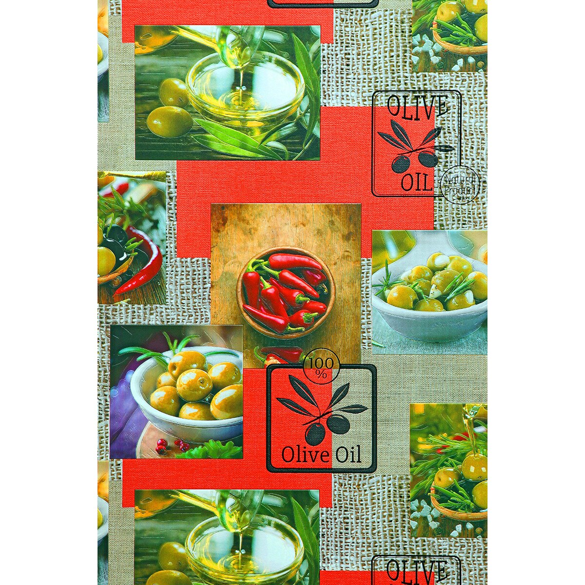 Tapet DEGRETS 1041-26 vinil Oliv sizes 0.53m x 10.05m = 5.3 mp